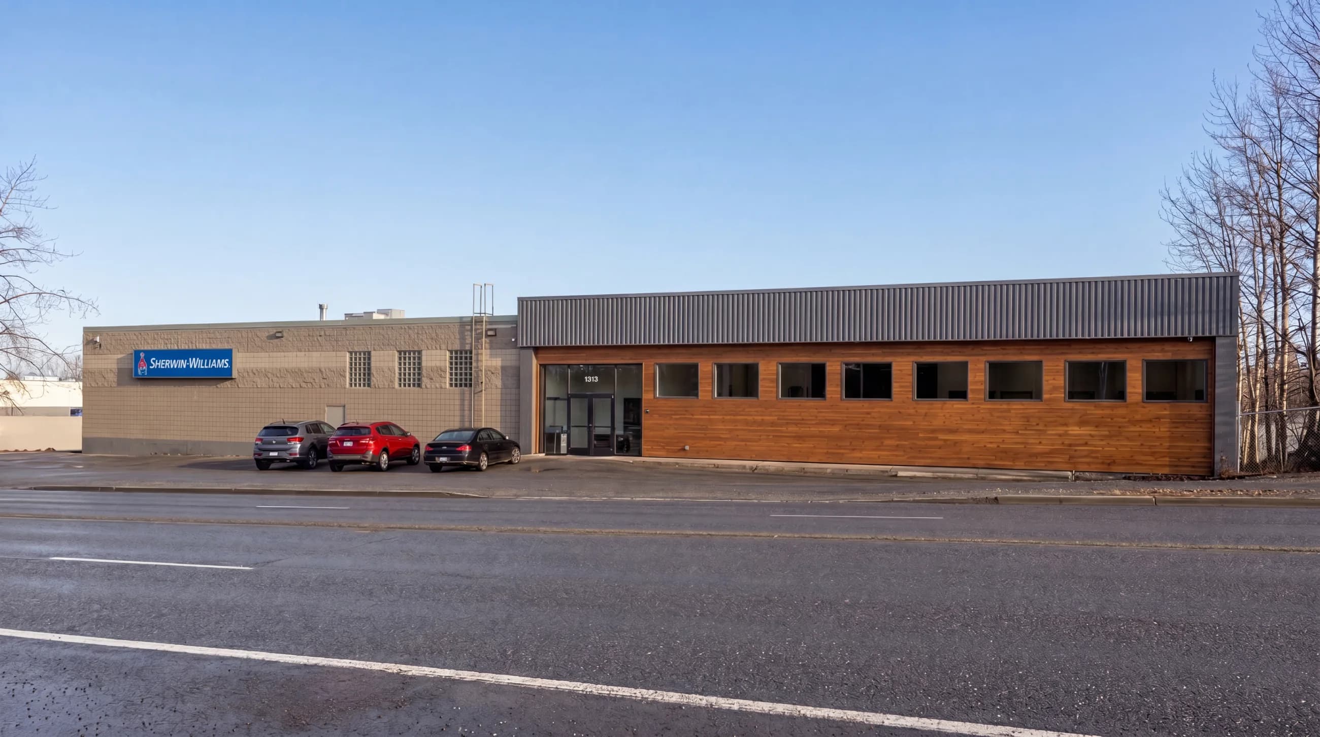 Current exterior photo of 1313 E 3rd Ave before the loading dock and ADA ramp renovation