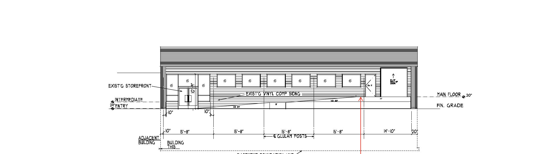 Placeholder architect elevation for planned renovation
