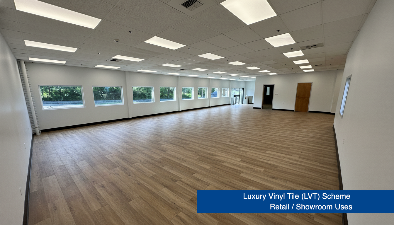 Interior LVT finish concept